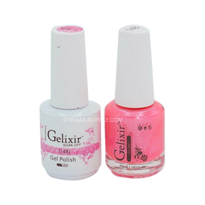 Gelixir 148 - Gelixir Gel Polish & Matching Nail Lacquer Duo Set - 0.5oz