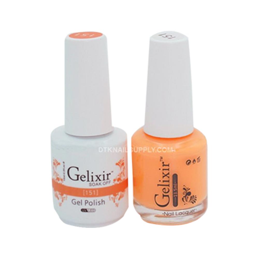 Gelixir 151 - Gelixir Gel Polish & Matching Nail Lacquer Duo Set - 0.5oz
