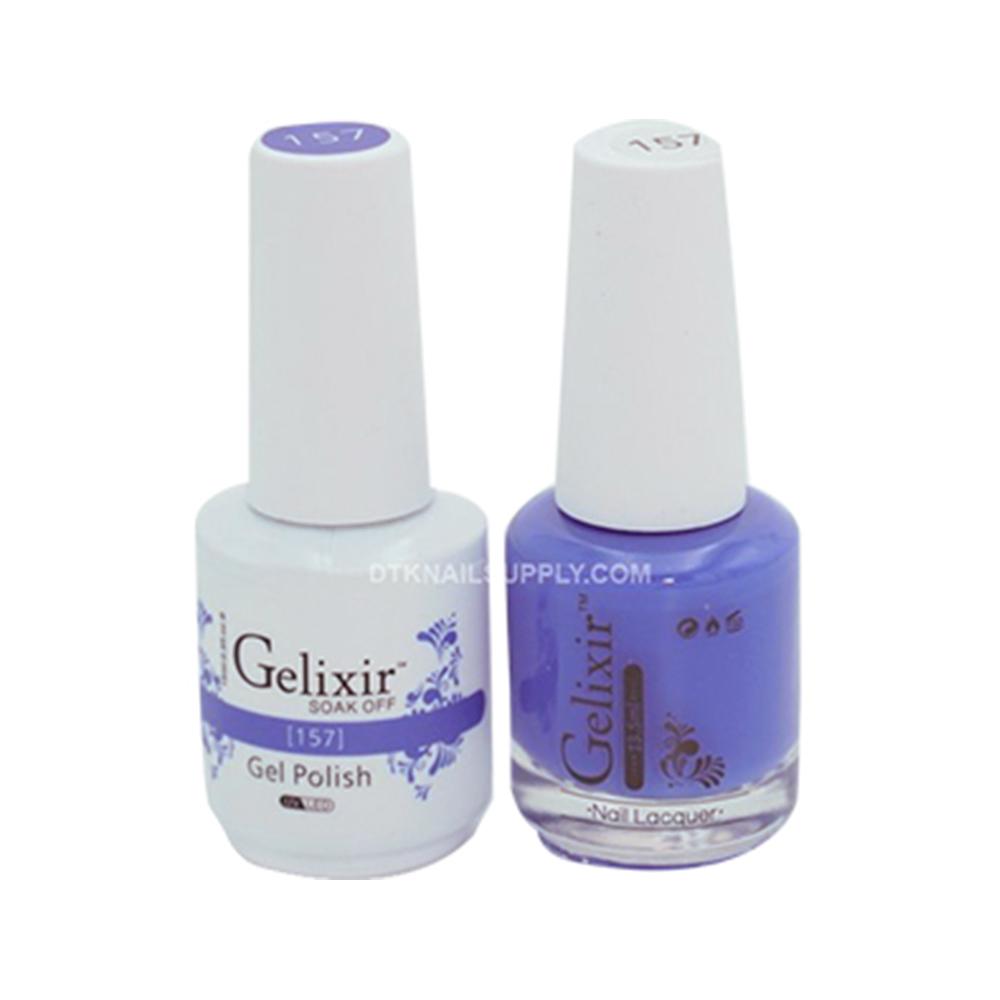Gelixir 157 - Gelixir Gel Polish & Matching Nail Lacquer Duo Set - 0.5oz
