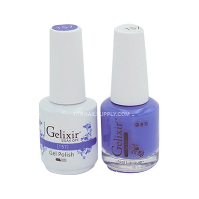 Gelixir 157 - Gelixir Gel Polish & Matching Nail Lacquer Duo Set - 0.5oz