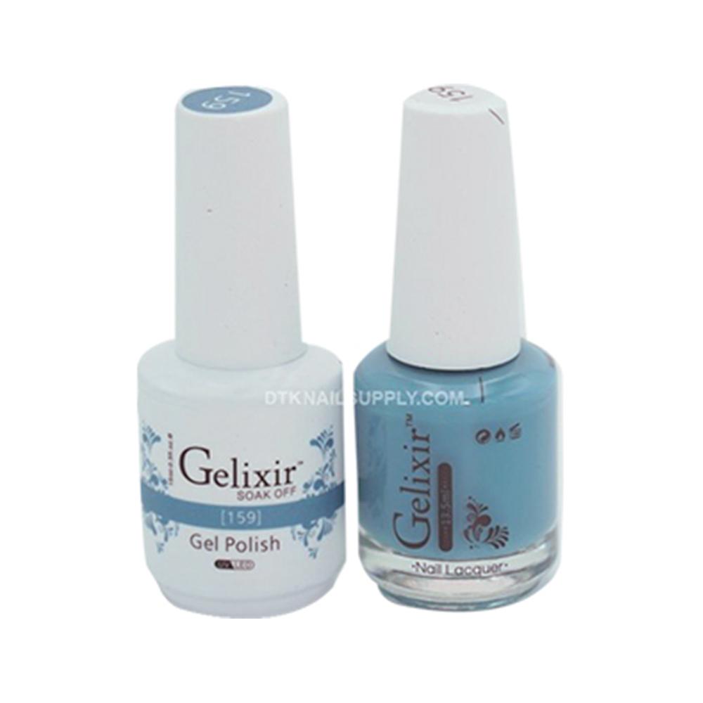 Gelixir 159 - Gelixir Gel Polish & Matching Nail Lacquer Duo Set - 0.5oz