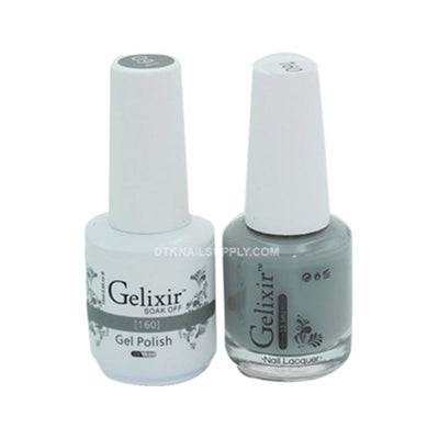Gelixir 160 - Gelixir Gel Polish & Matching Nail Lacquer Duo Set - 0.5oz