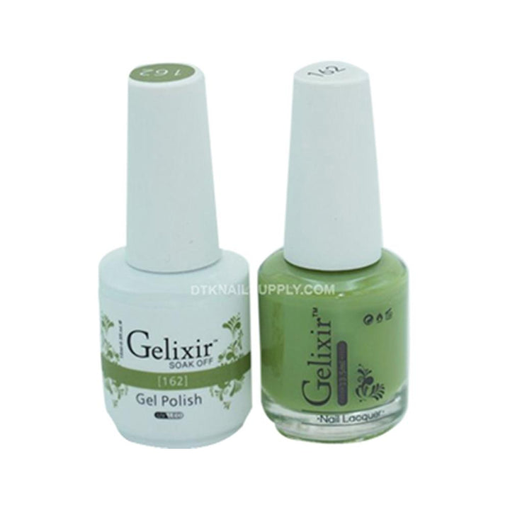 Gelixir 162 - Gelixir Gel Polish & Matching Nail Lacquer Duo Set - 0.5oz