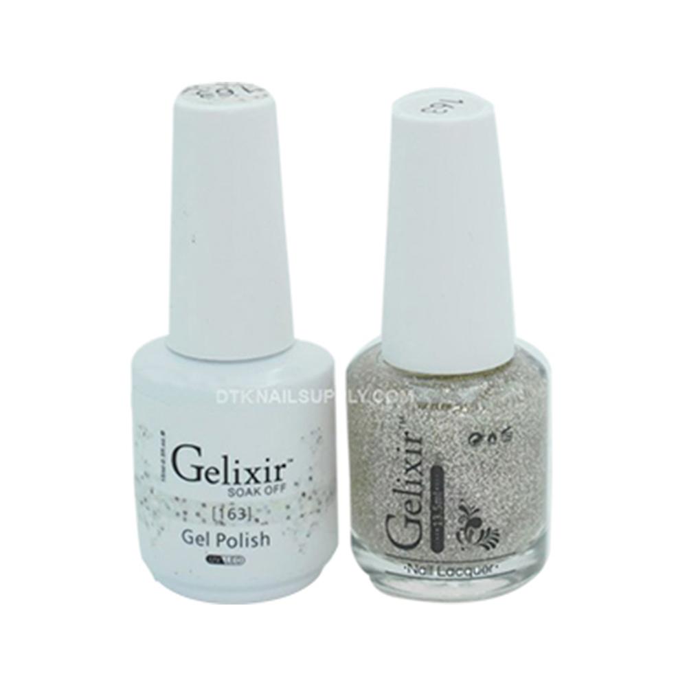 Gelixir 163 - Gelixir Gel Polish & Matching Nail Lacquer Duo Set - 0.5oz