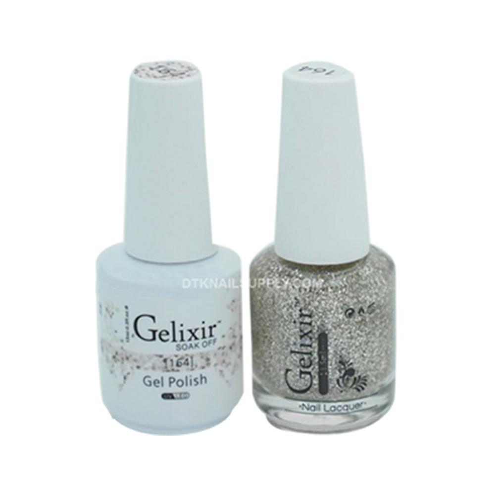 Gelixir 164 - Gelixir Gel Polish & Matching Nail Lacquer Duo Set - 0.5oz