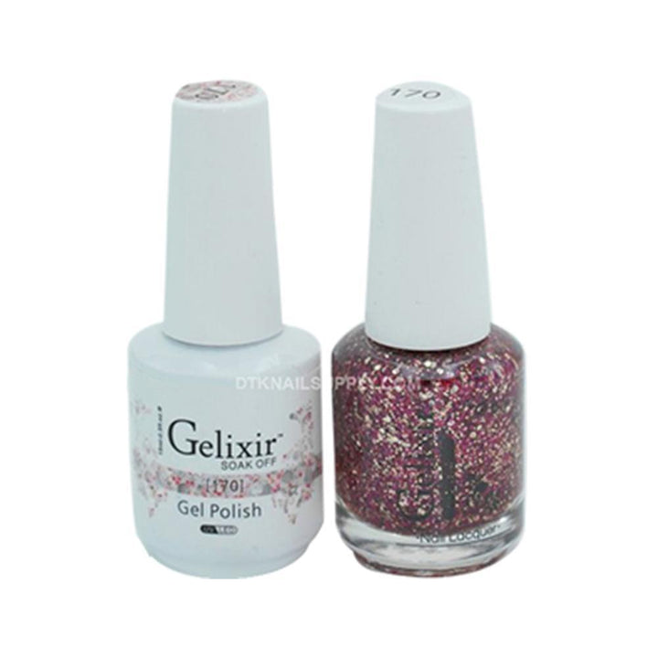 Gelixir 170 - Gelixir Gel Polish & Matching Nail Lacquer Duo Set - 0.5oz