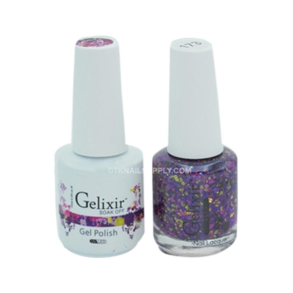 Gelixir 173 - Gelixir Gel Polish & Matching Nail Lacquer Duo Set - 0.5oz