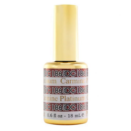 DC Platinum Carmine Gel Polish #186