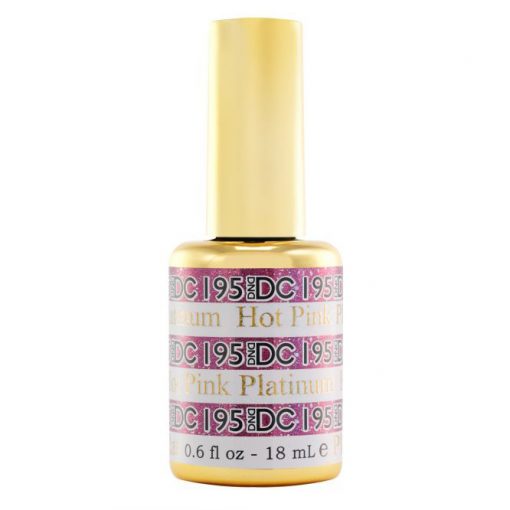 DC Platinum  Hot Pink Gel Polish #195