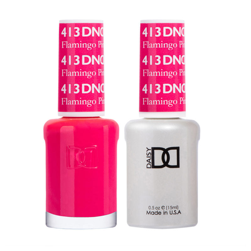 DND Flamingo Pink Gel polish & Lacquer Duos #413