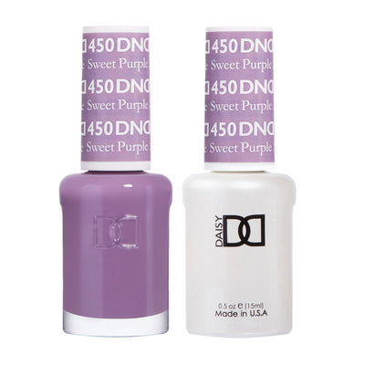 DND Sweet Purple Gel polish & Lacquer Duos #450