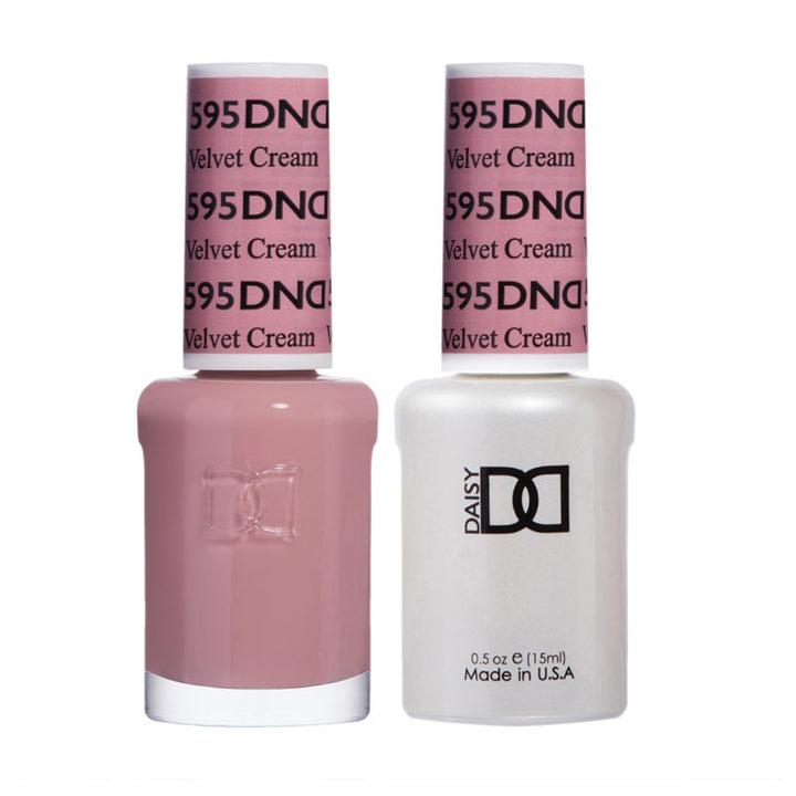 DND Velvet Cream gel polish & Lacquer Duos #595