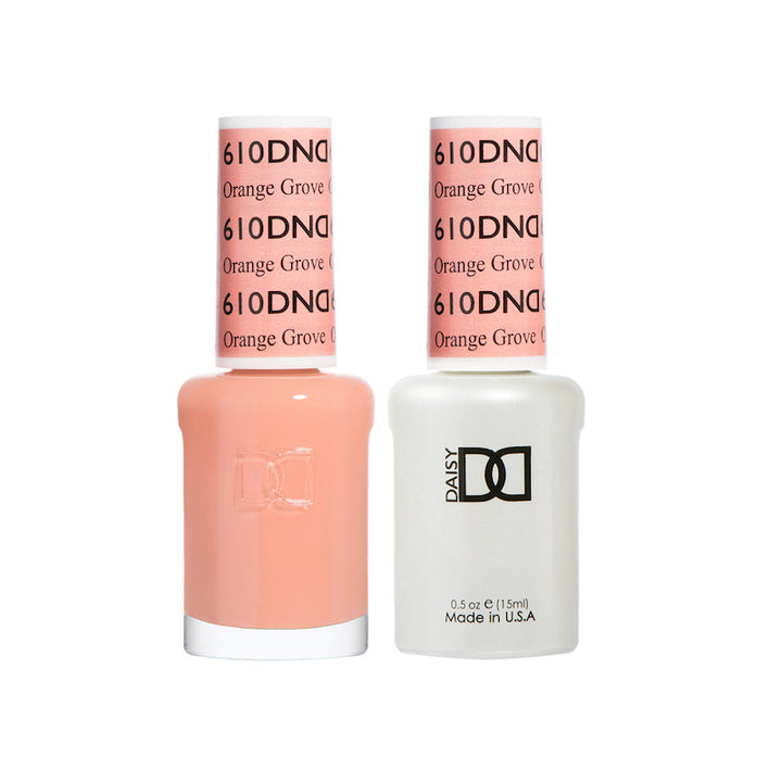 DND Orange Grove gel polish & Lacquer Duos #610