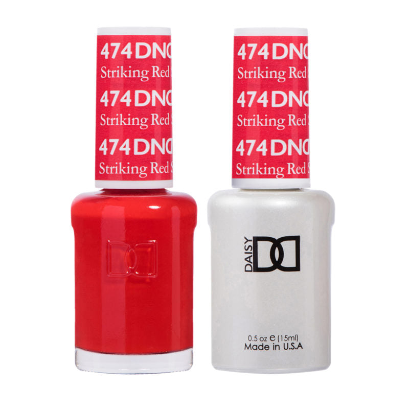 DND Striking Red Gel polish & Lacquer Duos #474