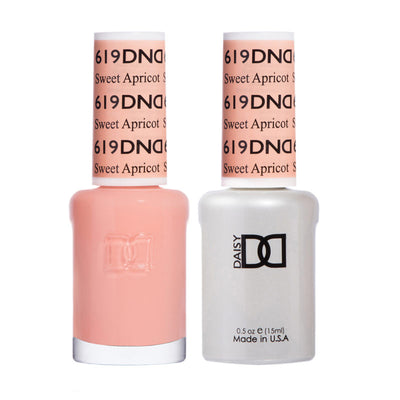 DND Sweet Apricot gel polish & Lacquer Duos #619