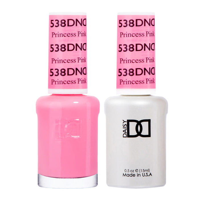 DND Princess Pink gel polish & Lacquer Duos #538