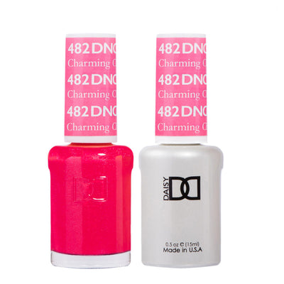DND Charming Cherry Gel polish & Lacquer Duos #482
