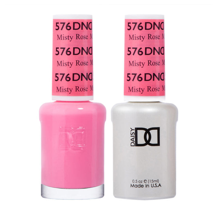 DND Misty Rose gel polish & Lacquer Duos #576