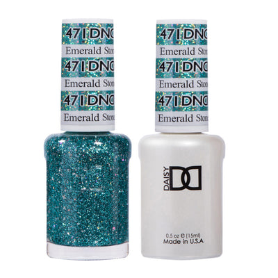 DND Emerald Stone Gel polish & Lacquer Duos #471