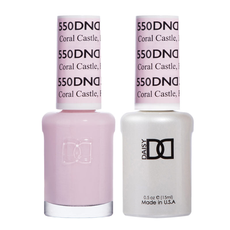DND Coral Castle gel polish & Lacquer Duos #550