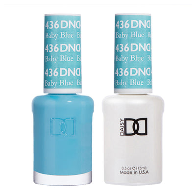 DND Baby Blue Gel polish & Lacquer Duos #436