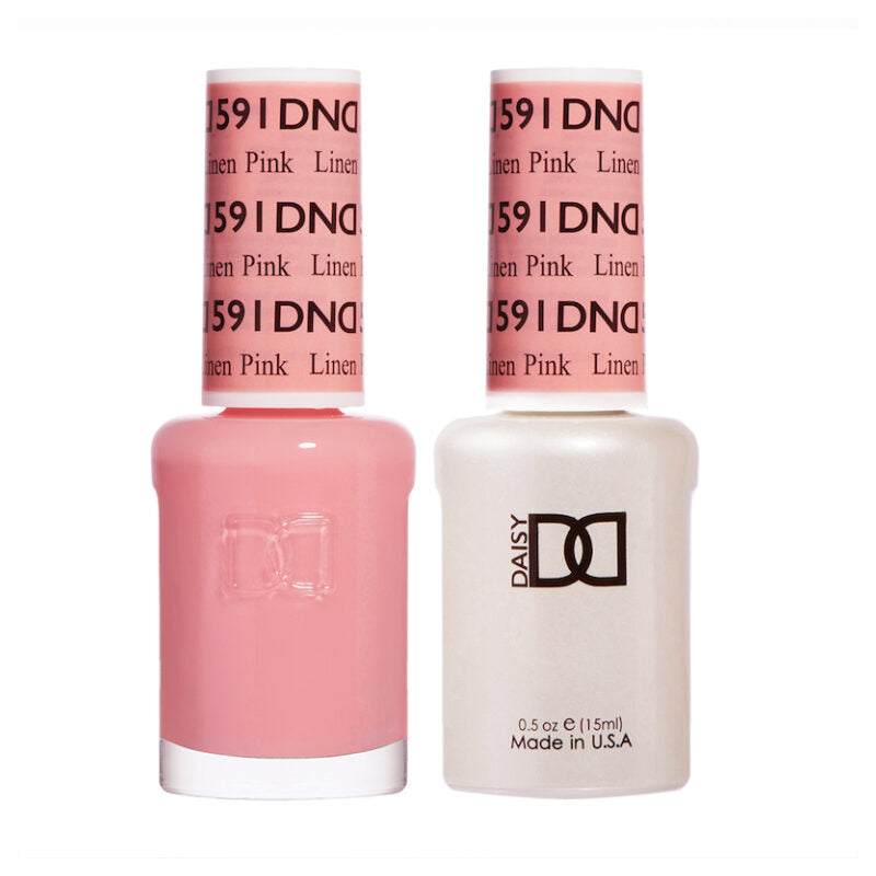 DND Linen Pink gel polish & Lacquer Duos #591