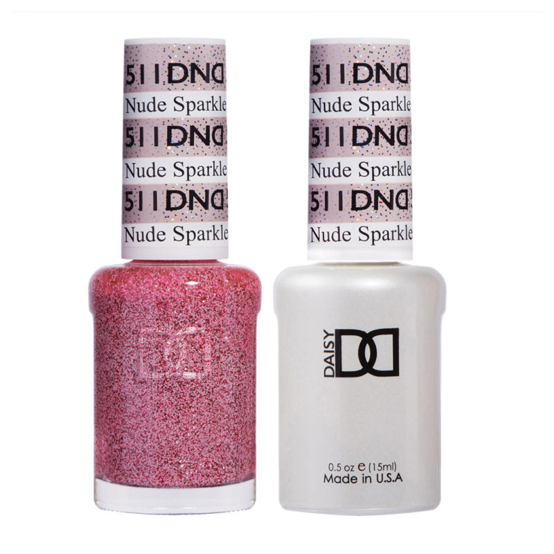 DND Nude Sparkle Gel polish & Lacquer Duos #511