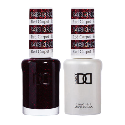 DND Red Carpet gel polish & Lacquer Duos #548