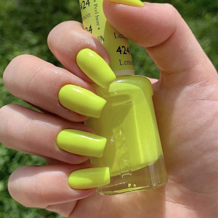 DND Lemon Juice Gel polish & Lacquer Duos #424