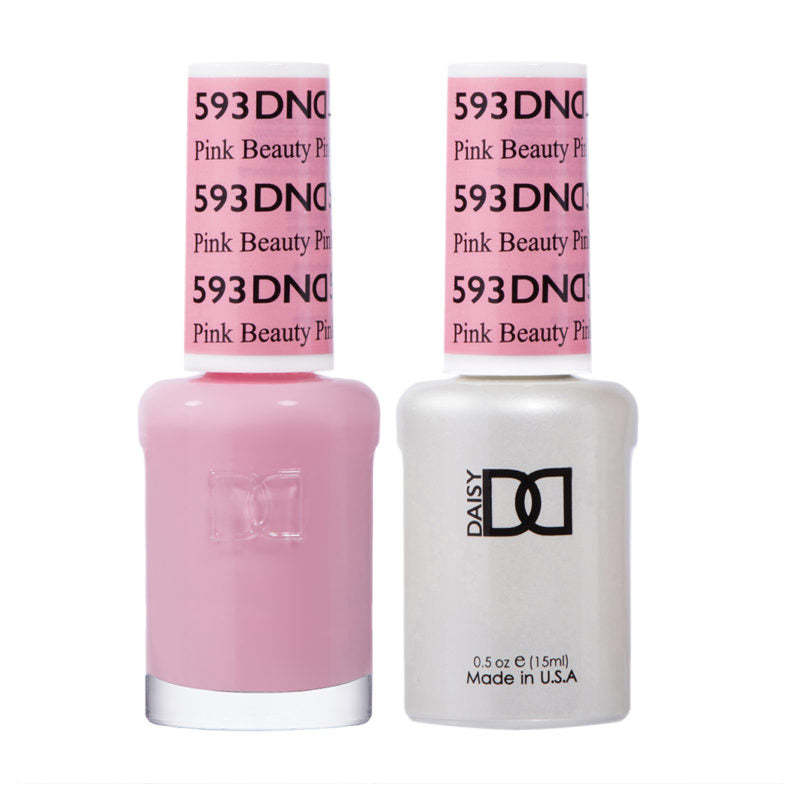 DND Pink Beauty gel polish & Lacquer Duos #593