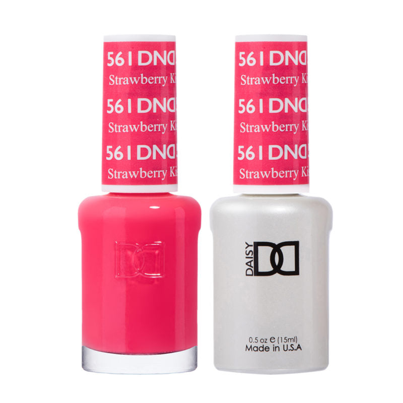 DND Strawberry Kiss gel polish & Lacquer Duos #561