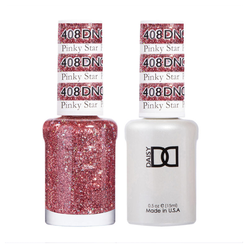 DND Pinky Star Gel polish & Lacquer Duos #408