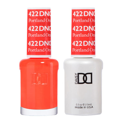 DND Portland Orange Gel polish & Lacquer Duos #422