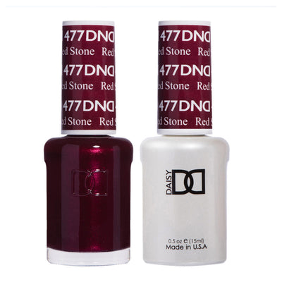 DND Red Stone Gel polish & Lacquer Duos #477