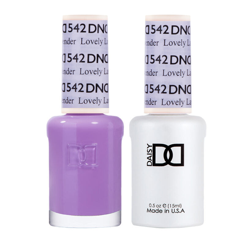 DND Lovely Lavender gel polish & Lacquer Duos #542