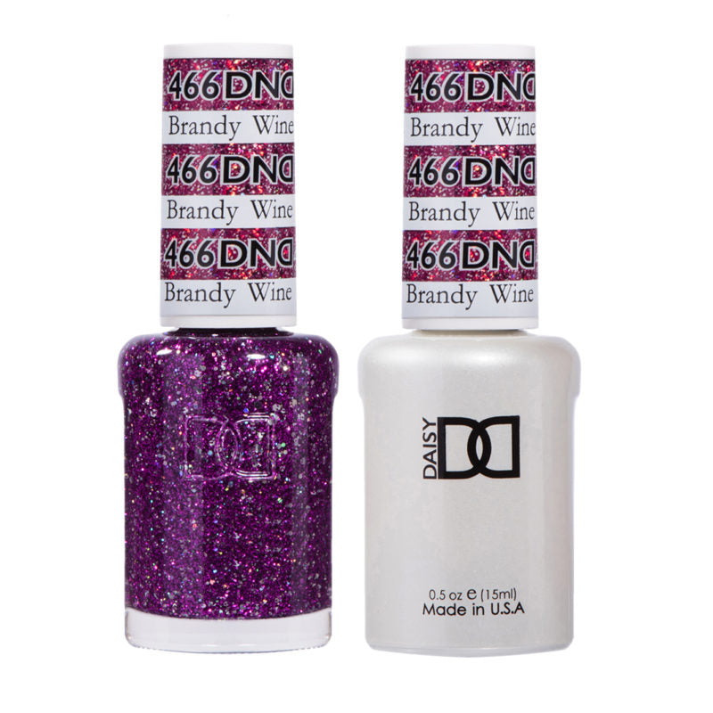 DND Brandy Wine Gel polish & Lacquer Duos #466