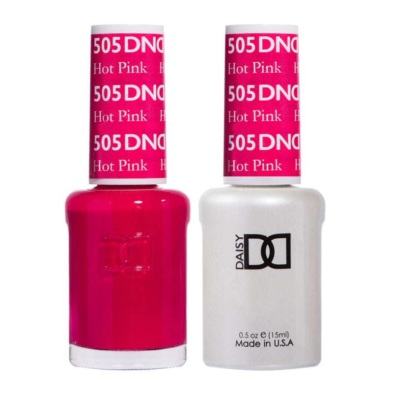 DND Hot Pink Gel polish & Lacquer Duos #505