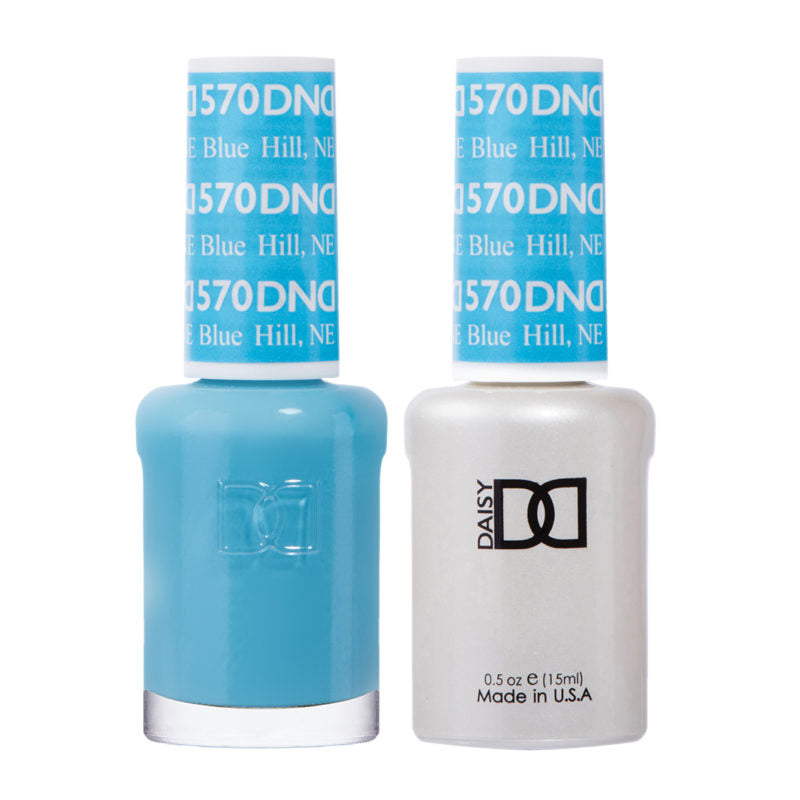 DND Blue Hill gel polish & Lacquer Duos #570