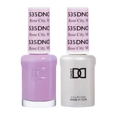 DND Rose City Gel polish & Lacquer Duos #535