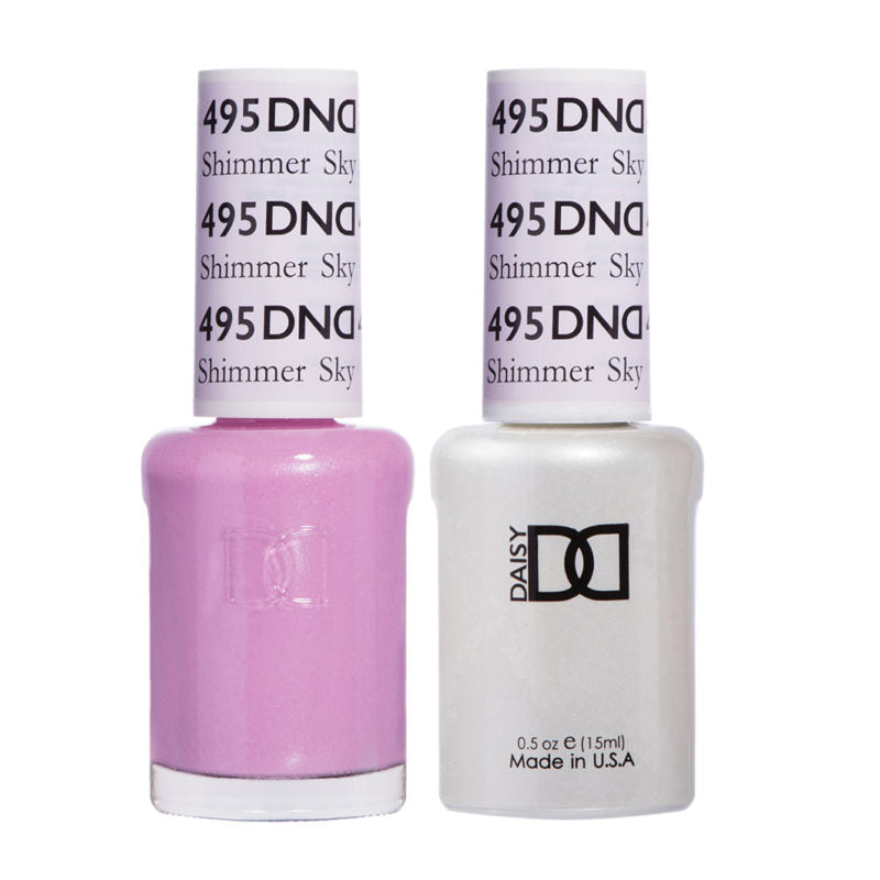 DND Shimmer Sky Gel polish & Lacquer Duos #495