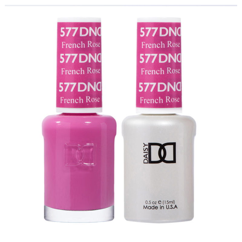 DND French Rose gel polish & Lacquer Duos #577