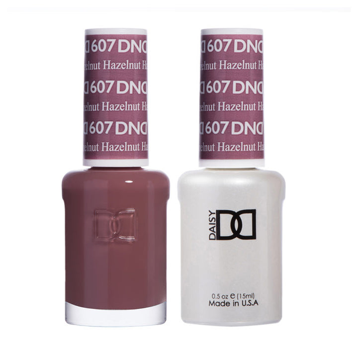 DND Hazelnut  gel polish & Lacquer Duos #607