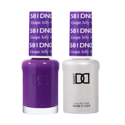 DND Grape Jelly gel polish & Lacquer Duos #581