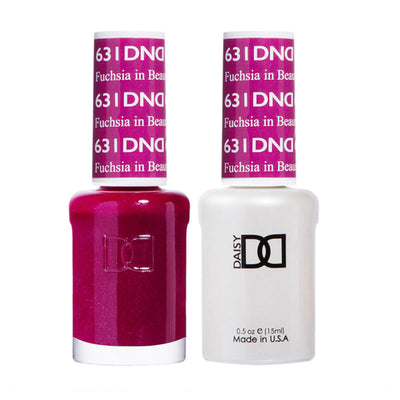 DND Fuschia in the Beauty gel polish & Lacquer Duos #631