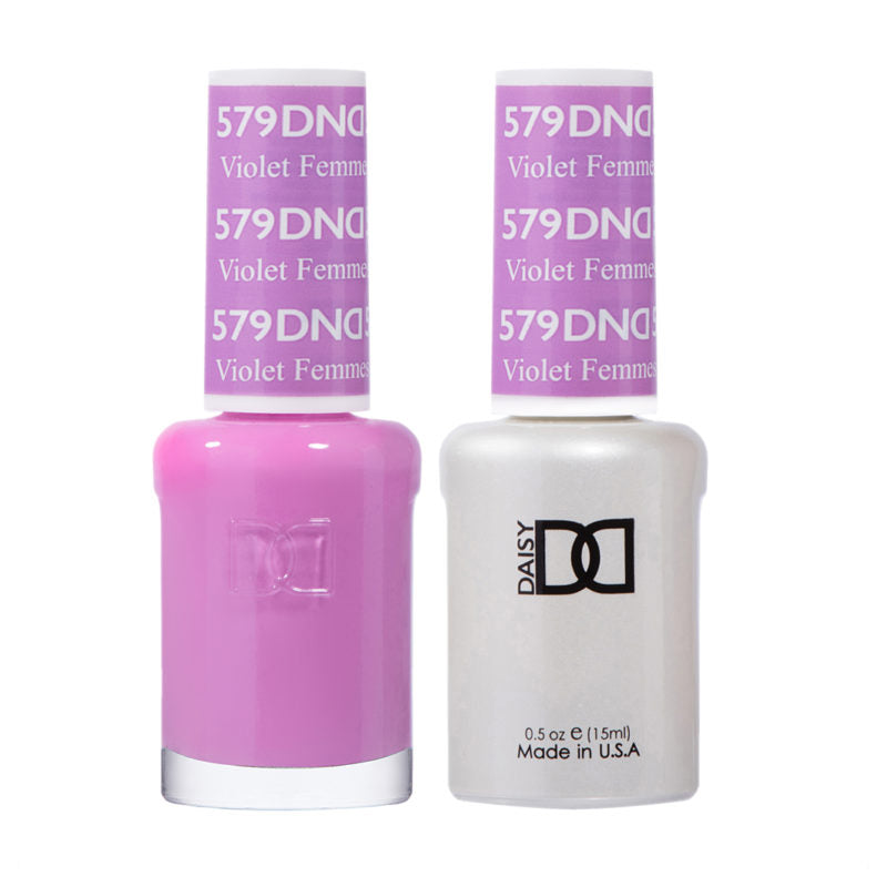 DND Violet Femmes gel polish & Lacquer Duos #579
