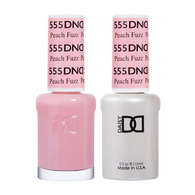 DND Peach Fuzz gel polish & Lacquer Duos #555