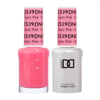 DND Candy Pink gel polish & Lacquer Duos #539