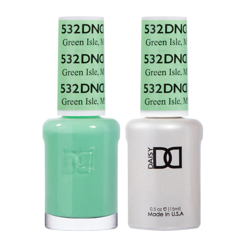 DND Green Isle Gel polish & Lacquer Duos #532