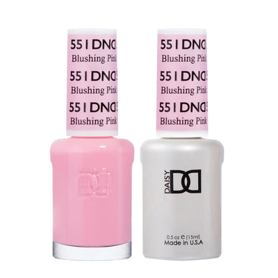 DND Blushing Pink  gel polish & Lacquer Duos #551