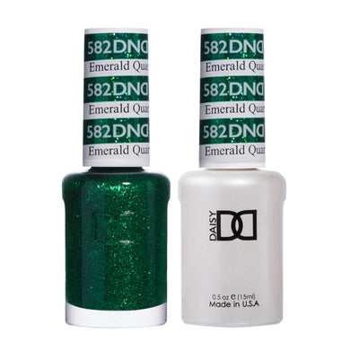 DND Emerald Quartz gel polish & Lacquer Duos #582